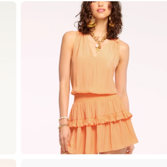 Ramy Brook peach dress - Picture 1 of 1